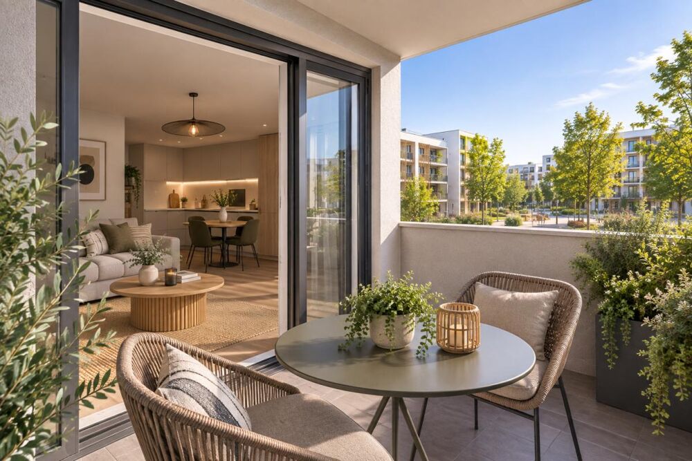 Vente Appartement T2 VILLEURBANNE 46m²  - TERRASSE -  SÉJOUR OUVERT Villeurbanne