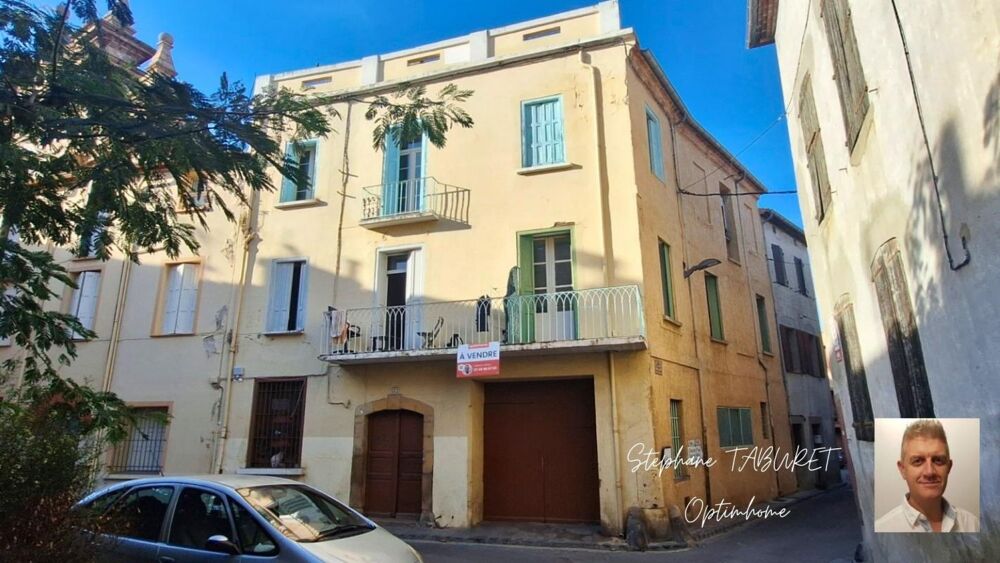 ILLE SUR TÊT (66)? IMMEUBLE DE RAPPORT  5 LOGEMENTS  TERRASSE  GARAGE et VUE PYRÉNÉES