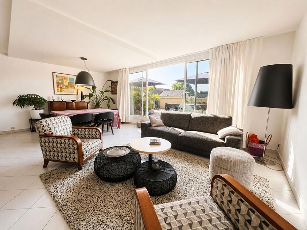 Vente Appartement T5 Triplex 122 m² - Terrasse 67 m² plein Sud - Bourgeonnière/Hippodrome Nantes