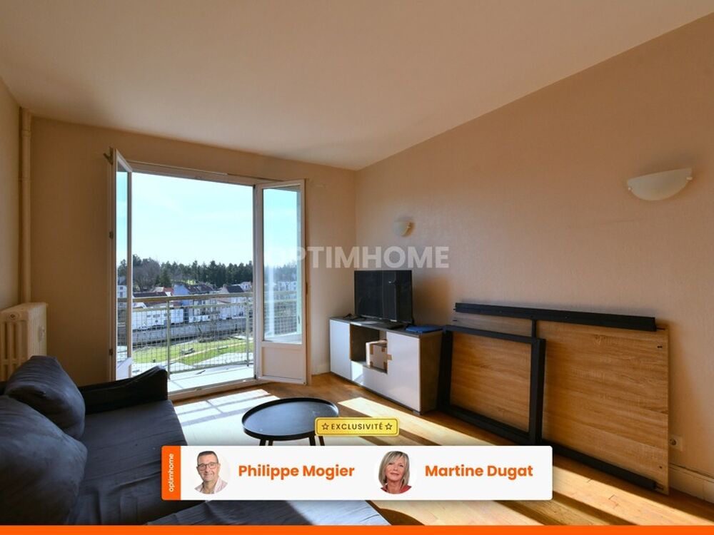 Vente Appartement Cusset, appartement T3 de 55m2, 2 chambres, balcon, places de parking, cave Cusset