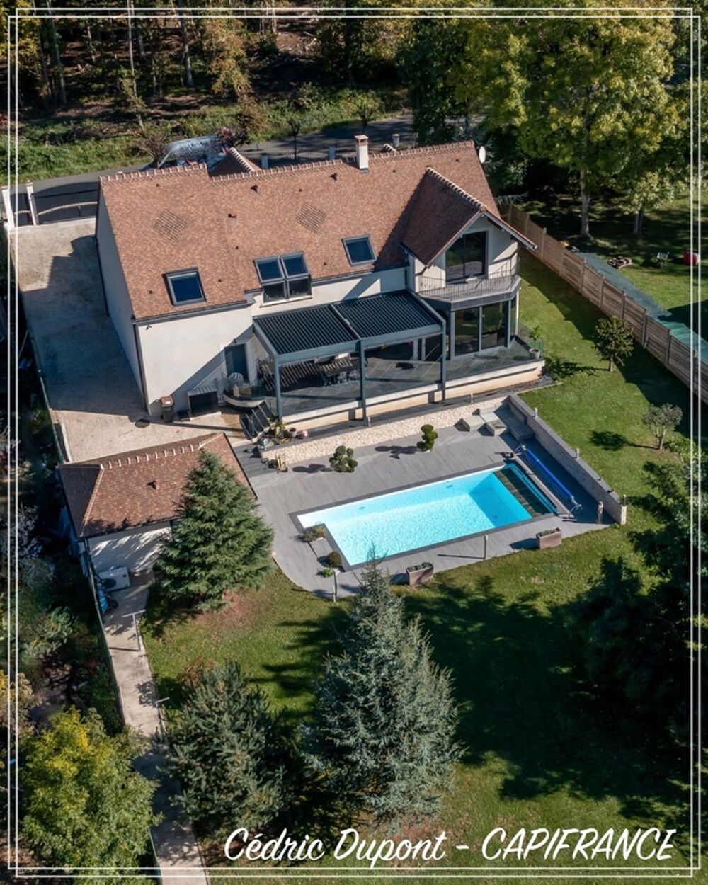 Maison à vendre 8 pièces 285m2 + garage + cave + terrasse + piscine - MONTGE EN GOELE (77)