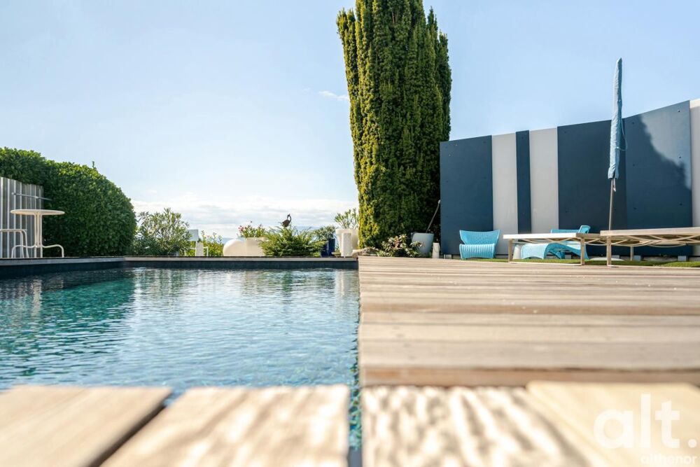 Vente Villa Villa à Collonges-sous-Salève - vue Salève et piscine Collonges sous saleve
