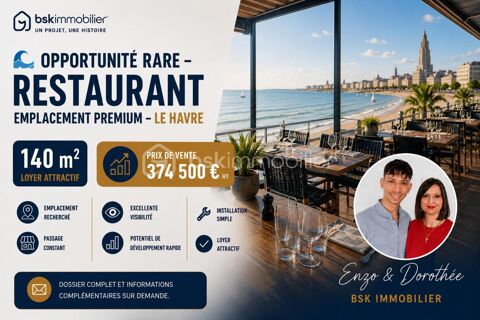 RESTAURANT FRONT DE MER – LICENCE IV – LE HAVRE 374500 76600 Le havre