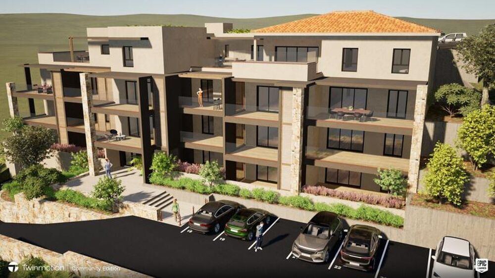 Vente Appartement A VENDRE VUE MER VILLA SUR TOIT T4 de 136,77m² avec PISCINE- TERRASSE de 91,55m² SARI SOLENZARA (20) Sari solenzara