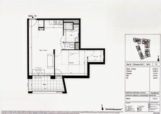  Appartement � vendre 2 pi�ces 51 m�