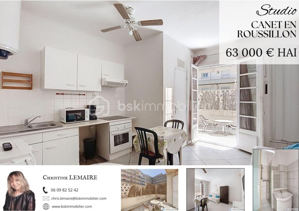 Vente Appartement CANET-PLAGE 66140 APPARTEMENT STUDIO/TERRASSE Canet en roussillon