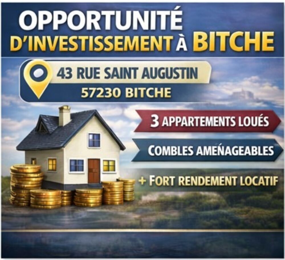 Vente Immeuble Immeuble à vendre BITCHE (57) Bitche