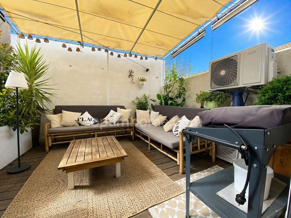 Maison de village 118m2 avec terrasse et garage à FLORENSAC (34)