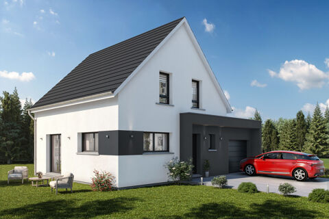 Terrain constructible + maison de 96 m² à Oberschaeffolsheim 422585 Oberschaeffolsheim (67203)