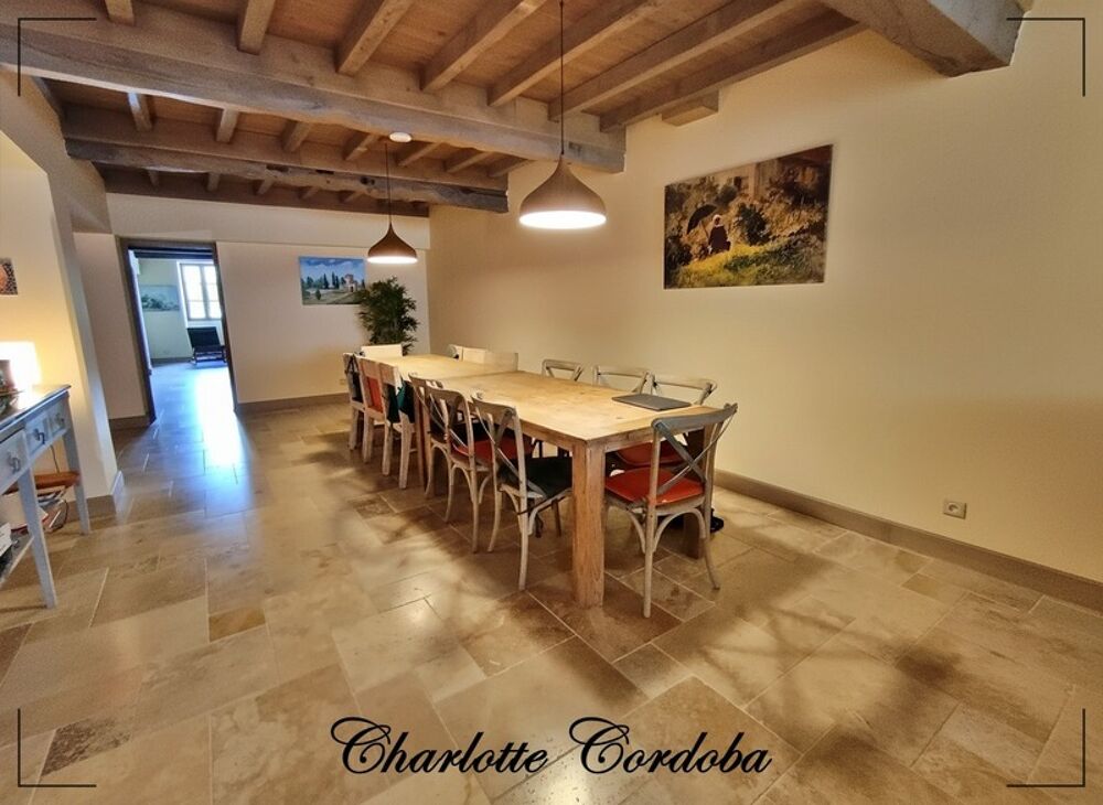 Demeure de caractère du XVIIIe siècle avec piscine, 5 suites et activité de chambres d'hôtes  Vianne