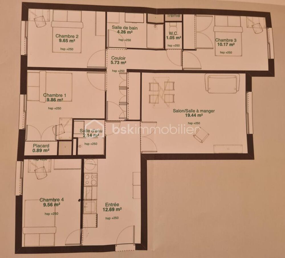 Vente Appartement Colocation à fort rendement – Proche métro Lyon 8