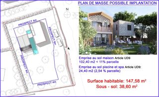  Terrain à vendre 953 m²