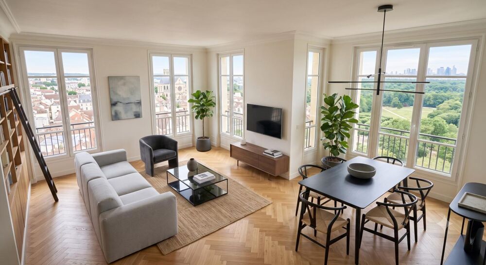 Charmant T5 lumineux proche transports avec grande terrasse et place de parking !