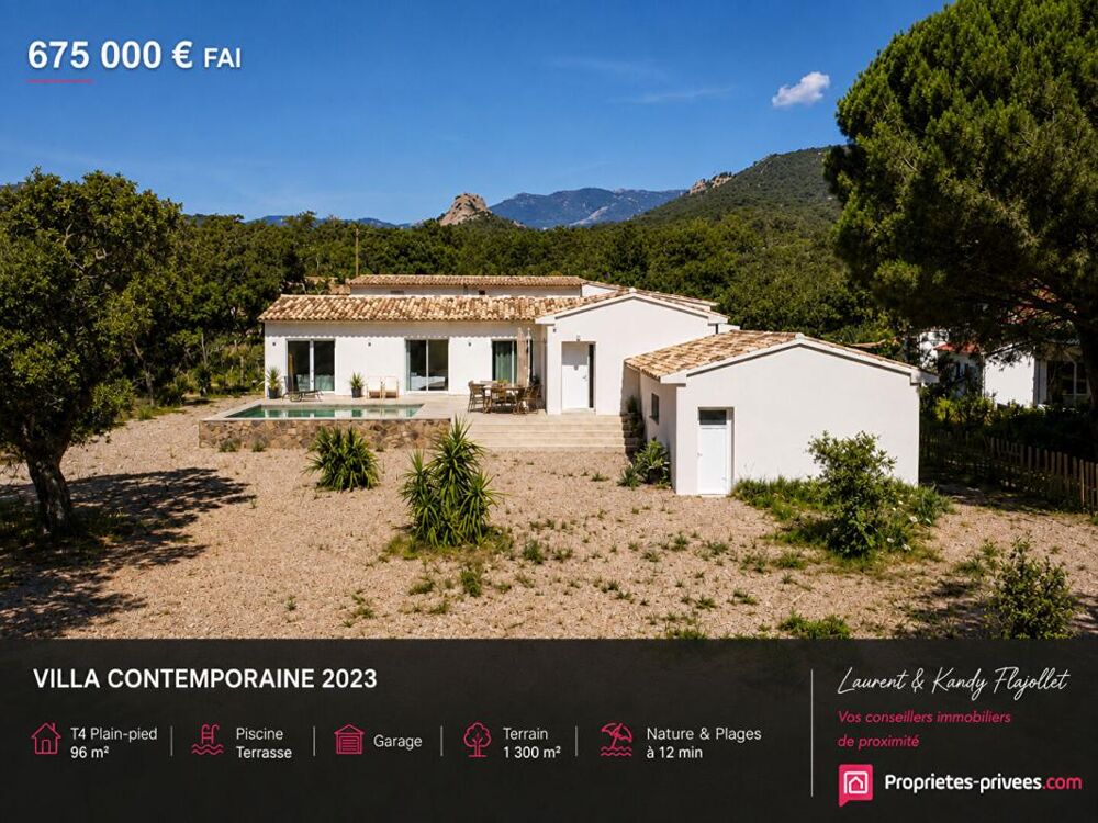 Vente Maison Maison T4 avec piscine  - 20137 LECCI - CORSE DU SUD - FRANCE Lecci