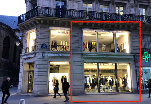 PRIME - rue Saint-Honor&eacute; - belle boutique en R+1 37833 75001 Paris