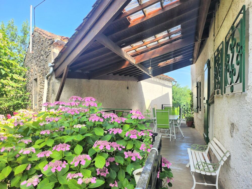 Jolie Maison avec jardin - grange et garage - à vendre 4 pièces CUZORN (Lot-et-Garonne 47)