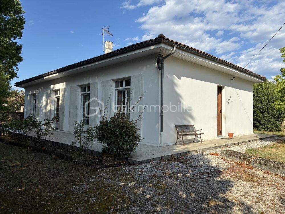 Maison Plain-Pied Centre Ville 110m2 3chs Terrain de 1000m2 228000€ Sauveterre- de- Guyenne