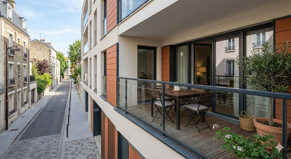 - T2 avec BALCON et PARKING , PROCHE MÉTRO 14 -