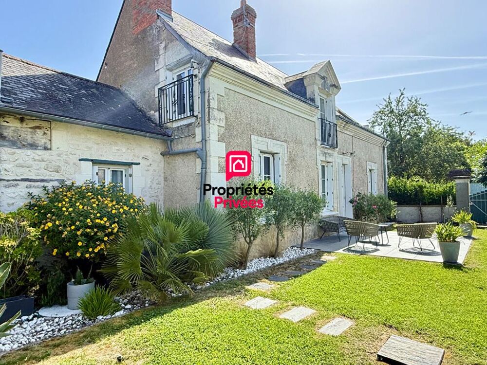 Maison en Pierre - ENTRE CHINON et L'ÎLE BOUCHARD - 140 m2 - Piscine - Jardin