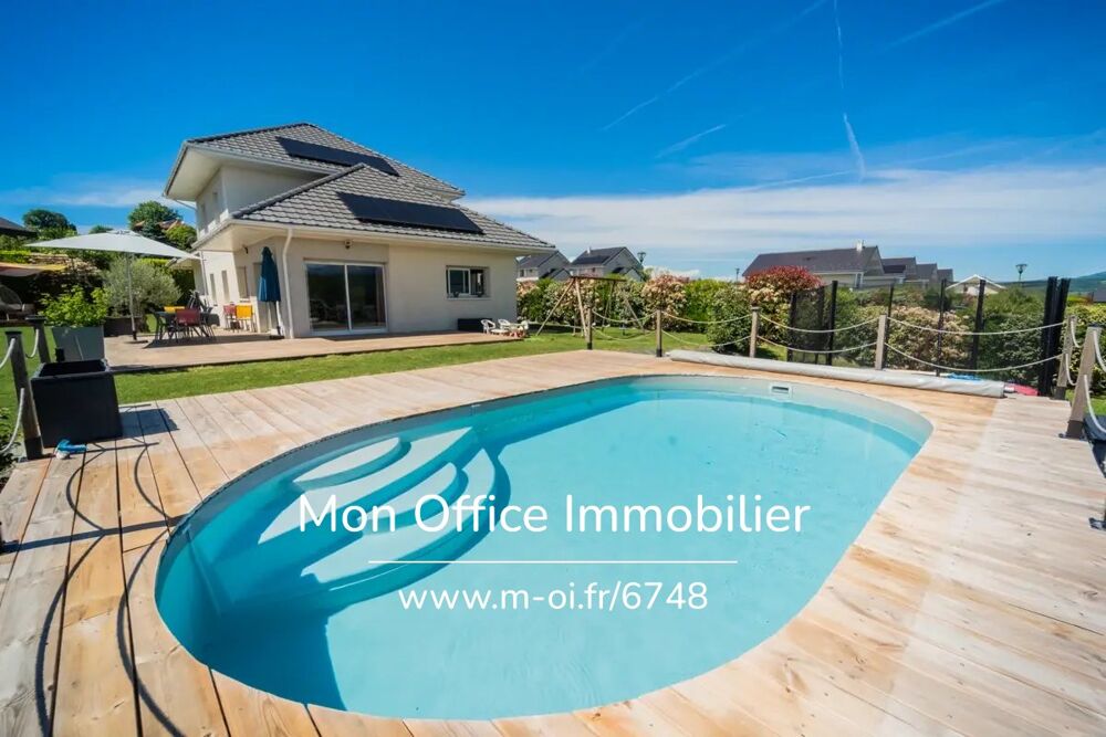 Vente Maison Référence : 6748-TCA. - Maison 6 pièces de 2016 - terrain entièrement clos - DPE A - Piscine - à La Balme-de-Sillingy (74330) La balme de sillingy