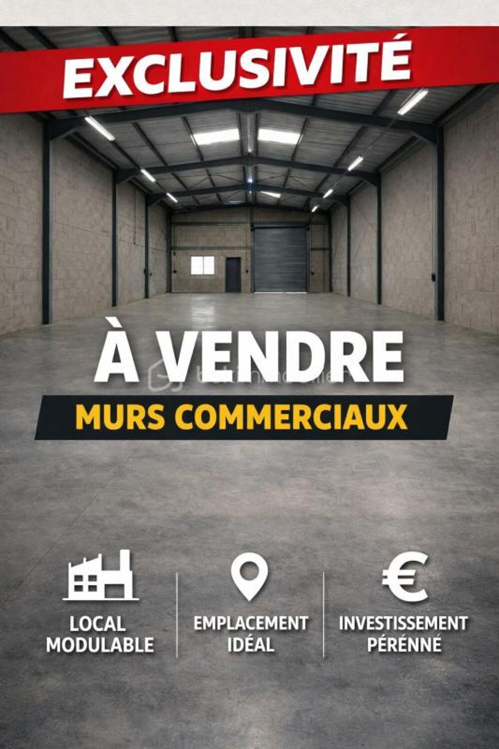   Murs Commerciaux 150 m² - LE THORONET 