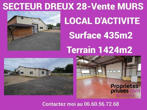 SECTEUR DREUX - Local d'activit&eacute; 375 m&sup2; sur parcelle 1424 m2 321500 28100 Dreux