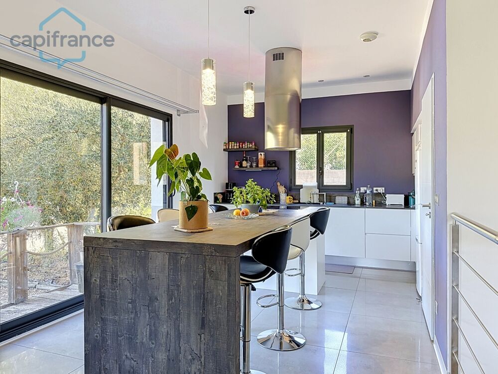 BRANOUX LES TAILLADES (30)À vendre : Maison T4 de 125 m² sur terrain de 1029 m² avec vue imprenable
