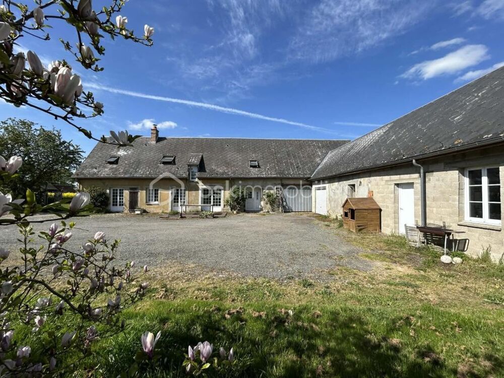Vente Maison ? Longère de caractère rénovée – 137 m² habitables + dépendances aménageables – Terrain de 2 647 m² plein sud Illiers combray