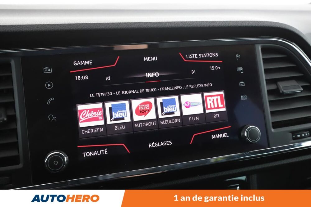 Ateca 2.0 TDI FR DSG7 150 ch 2020 occasion 92130 Issy-les-Moulineaux