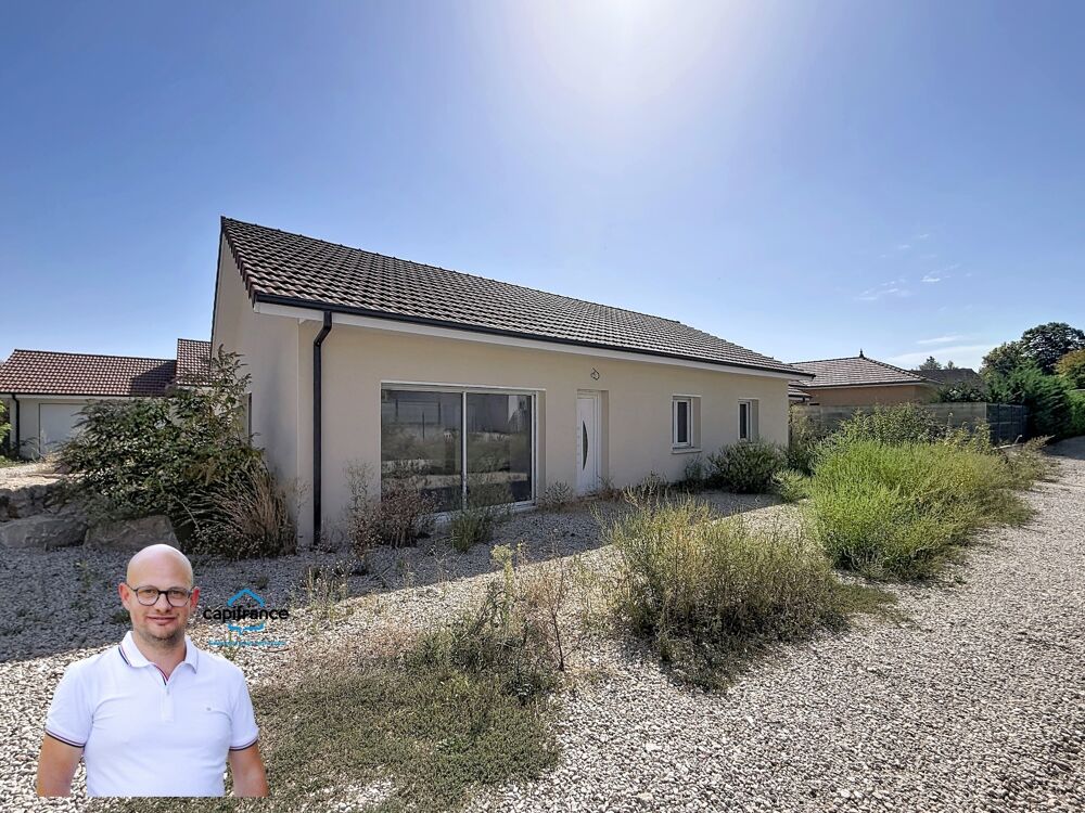 Dpt Isère (38), à vendre LES ABRETS maison P5 plain pied de 105,7 m² sur 400m2 de terrain