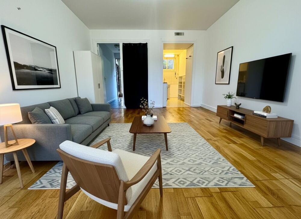 Appartement Lyon 1 pièce 26m2 en rez-de-jardin