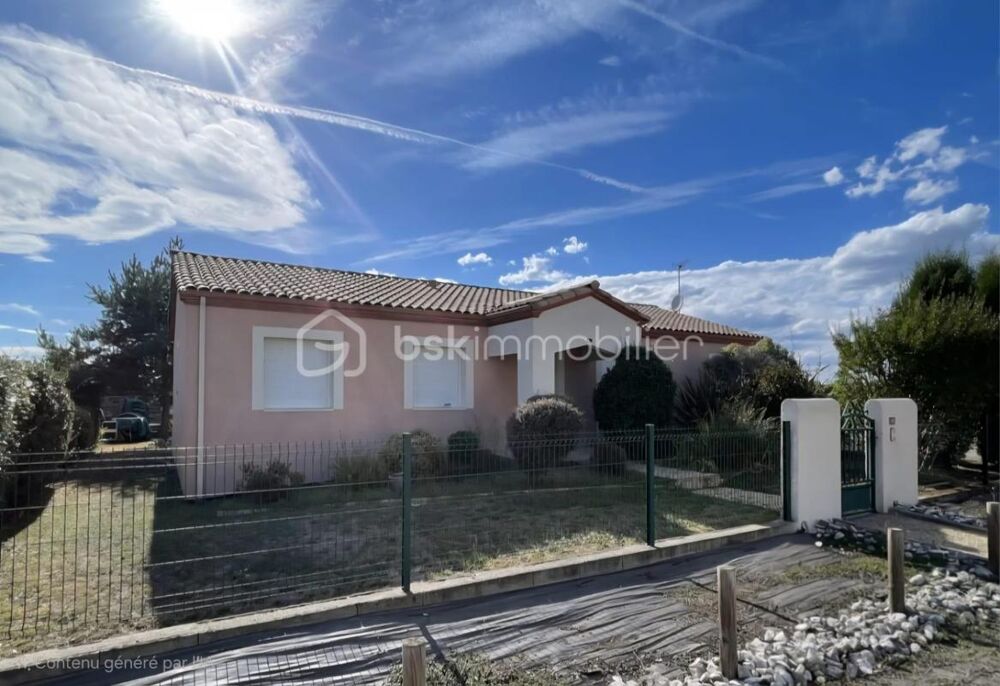 Vente Maison MAISON PLAIN PIED 118 m²  4 CHAMBRES PISCINE + GARAGE ET JARDIN Donzac