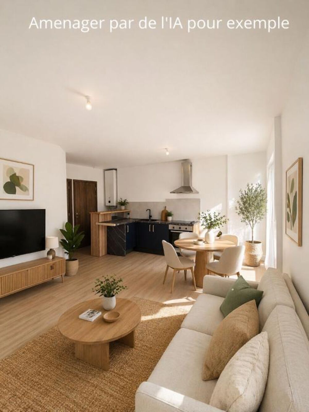 Appartement T2, très lumineux, refait à neuf - RDC de plain-pied - Proximité immédiate arrêt de bus - À 20 min de Lorient / 25 m