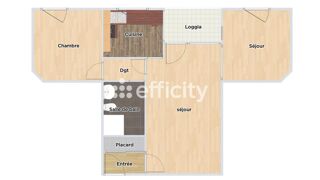  Appartement � vendre 2 pi�ces 50 m�