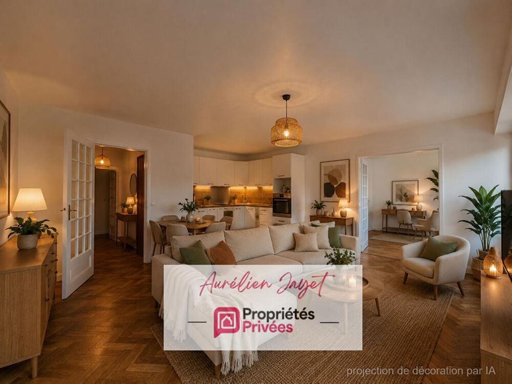 secteur Université Gare, Appartement 96 m² 4 chambres, parking