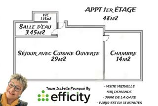  Appartement � vendre 2 pi�ces 49 m�