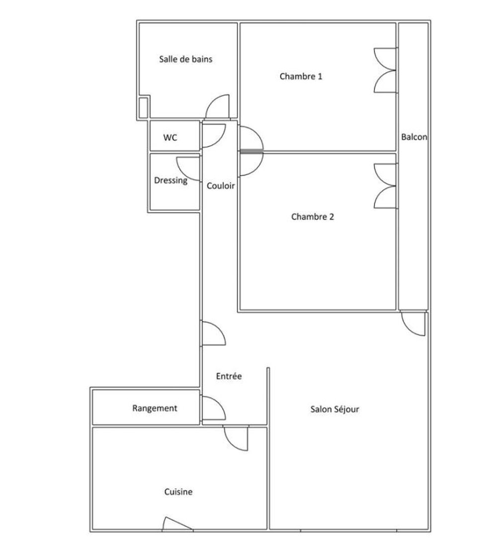 Vente Appartement La Rochelle centre, Grand T3 bis lumineux avec balcon, parking et cave à 2 pas du marché La rochelle