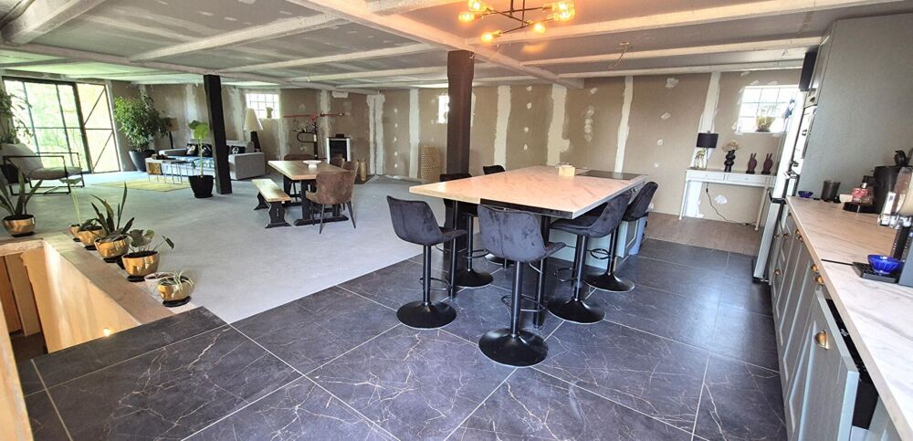 Superbe Ensemble Immobilier de 240 m² Style Champenois à Réhabiliter avec ses Greniers, Dépendances et 1 Logement Résidentiel de