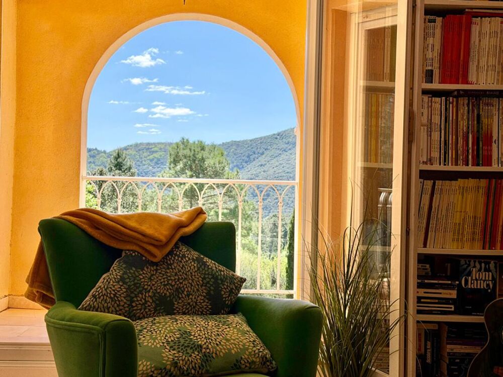 Propriété d'exception style Riviera 235 m², vue panoramique Cévennes, piscine chauffée, terrain 1 ha ? Saint-Ambroix / Alès