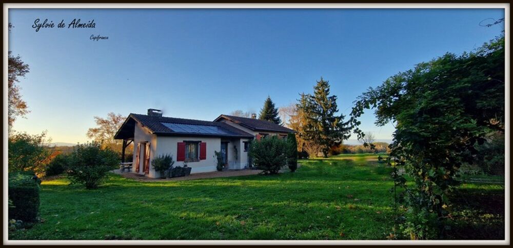 Vente Ferme Propriété à vendre entre BIZIAT et PONT DE VEYLE (01) 16,5 Ha, vue, maison 145 m², ferme à rénover 170 m², pigeonnier, hangar, é Biziat