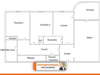  Appartement  vendre 3 pices 72 m