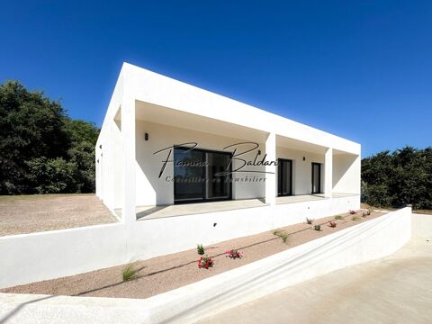   À vendre maison neuve 4 pièces 115 m² de plain-pied, terrain 626m², au calme à Moriani plage, SAN NICOLAO, Haute-Corse (20) Villa - 4 pièce(s) - 115 m²