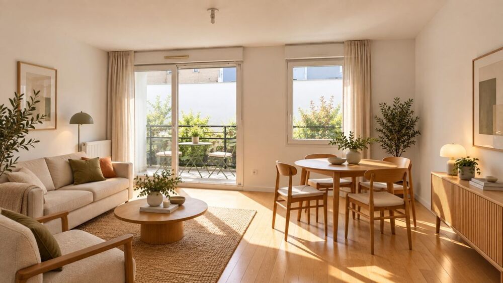 Vente Appartement Appartement 3 pièces traversant avec balcon – Quartier des Coutures – Métro Robespierre à 400 m Bagnolet