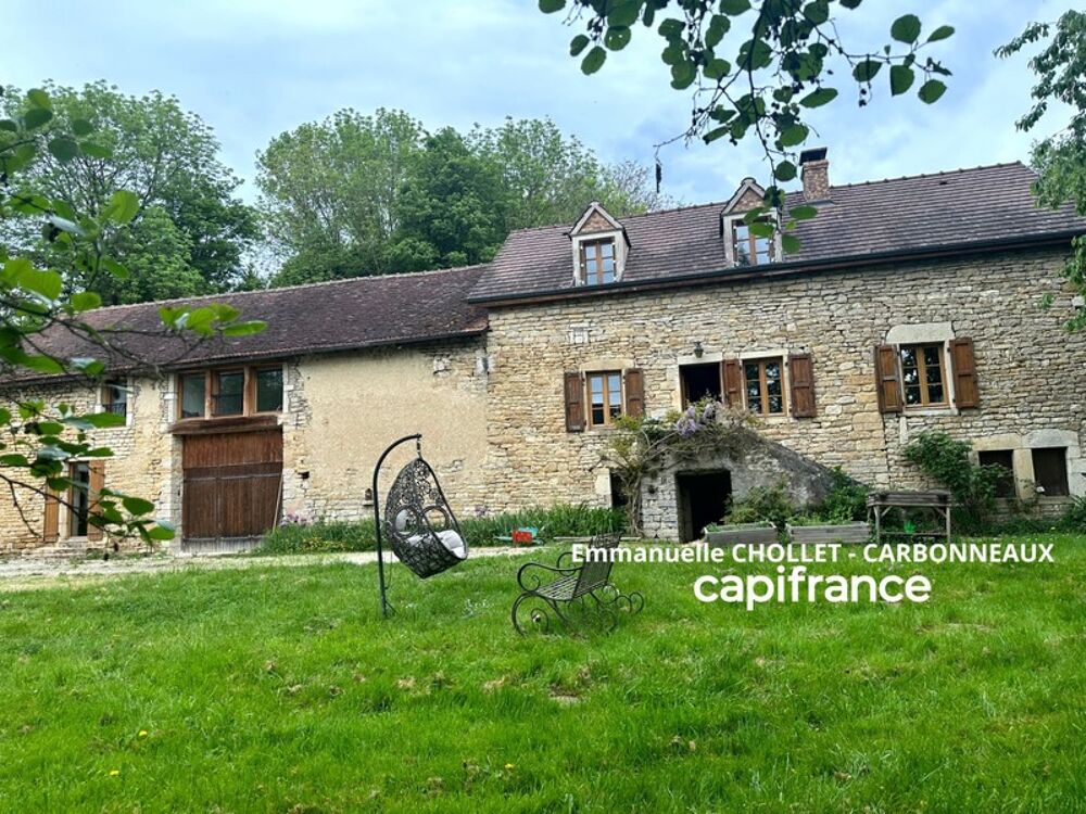 MAISON + GÎTE  2 HABITATIONS RÉNOVÉES  4000 m² DE TERRAIN  BORD DE RIVIÈRE  PROCHE TGV PARIS