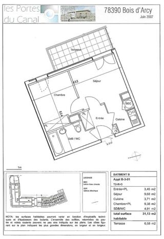 Appartement à vendre 2 pièces 31 m²