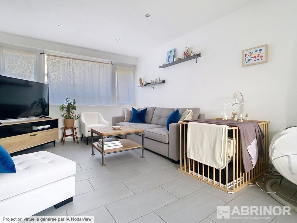 Maison semi individuelle, 3 chambres jardin parking