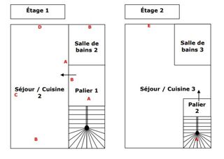  Immeuble  vendre 3 pices 75 m