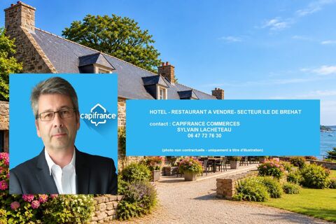 &Agrave; VENDRE – H&Ocirc;TEL-RESTAURANT AVEC VUE MER – SECTEUR PAIMPOL / &Icirc;LE DE BR&Eacute;HAT 364480 22500 Paimpol