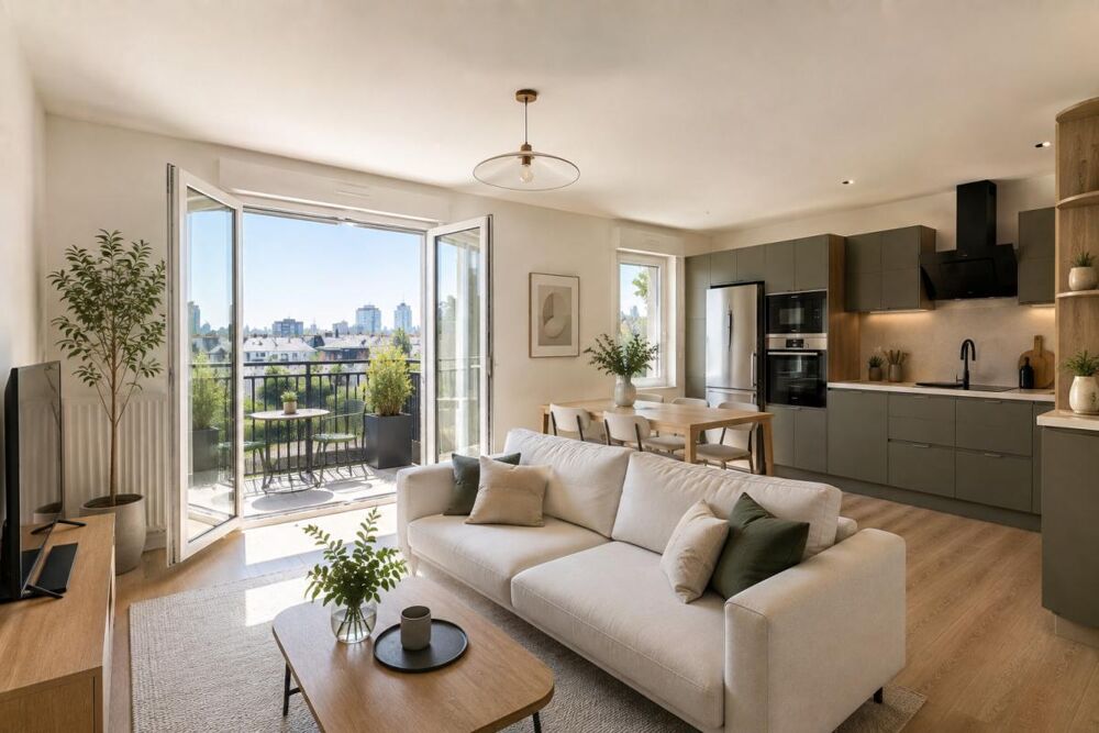 Vente Appartement 3 PIÈCES au 5ème ÉTAGE avec BALCON et TERRASSE – CŒUR DE CLICHY Clichy