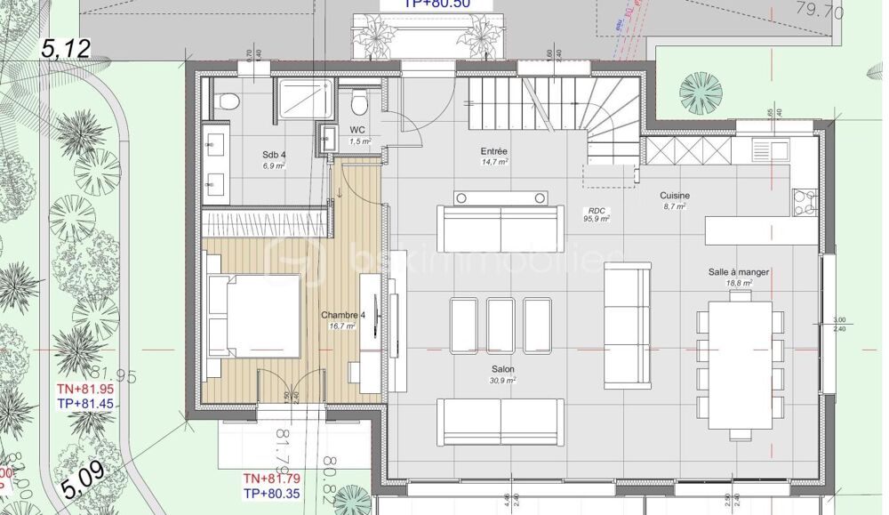 Vente Terrain MOUGINS - SUPERBE TERRAIN DE 778M² POUR VILLA 170M² AVEC PISCINE ET SOUS SOL Mougins